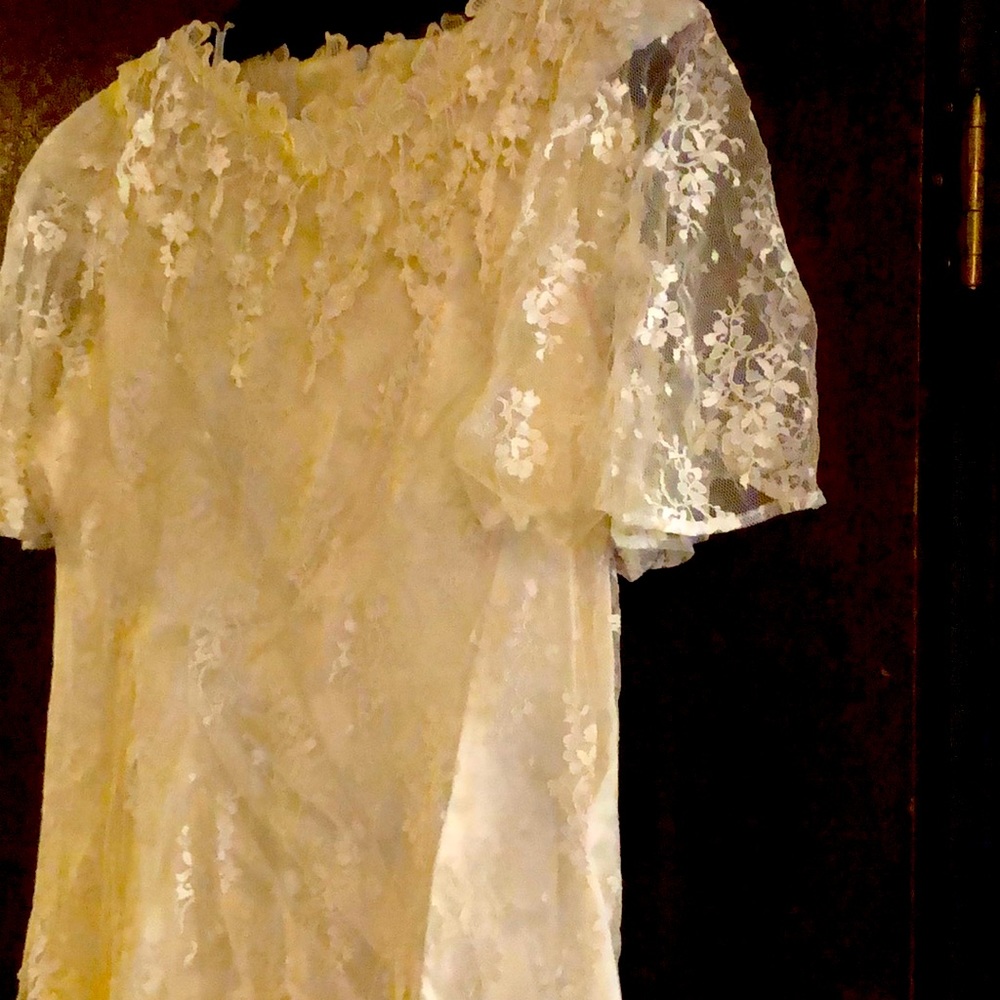 Gorgeous 2 piece vintage wedding outfit or special occasion outfit